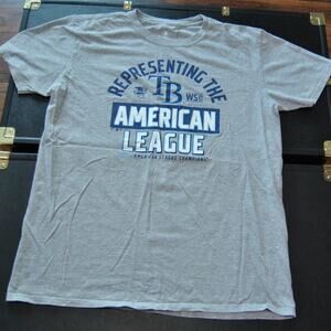 Representing Tampa Bay Rays 2020 Gray Short Sleeve Fanatics Shirt Large